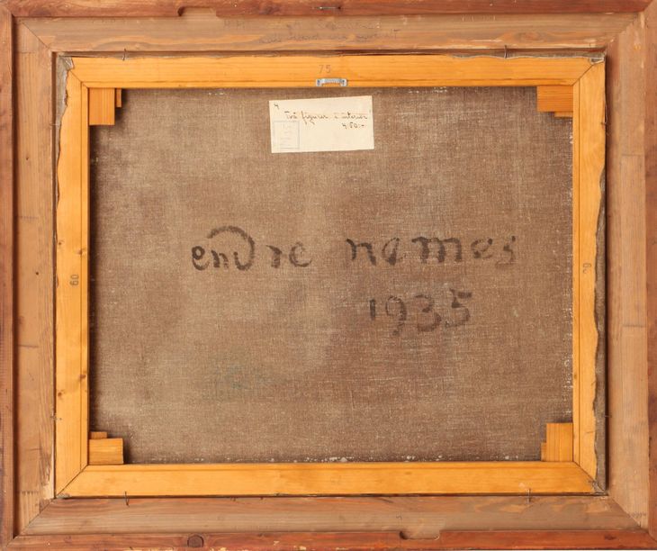 Endre Nemes: Dve figúry v interiéri / Tva figurer i interiör - 2